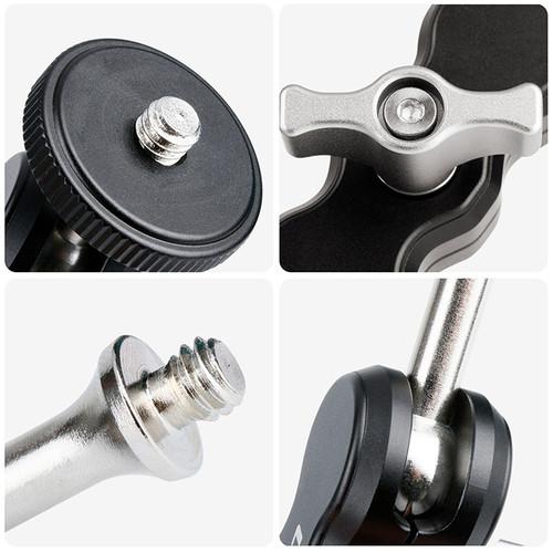 DigitalFoto Solution Limited Double Ball Head Magic Arm Mount With 1 4