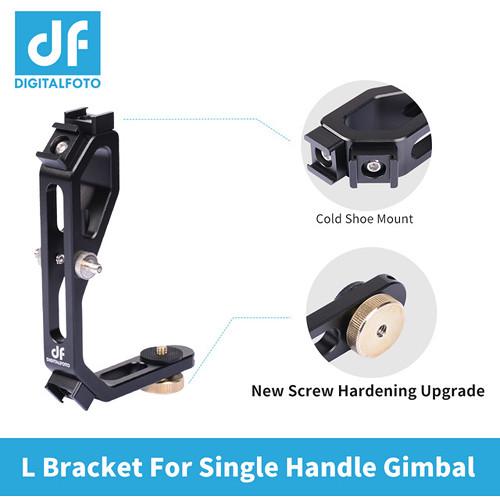 DigitalFoto Solution Limited Universal L Bracket Handheld Gimbal Adapter With Mini Magic Arm For DJI Ronin-S Crane 2 Feiyu AK2000,4000 MOZA Air 2