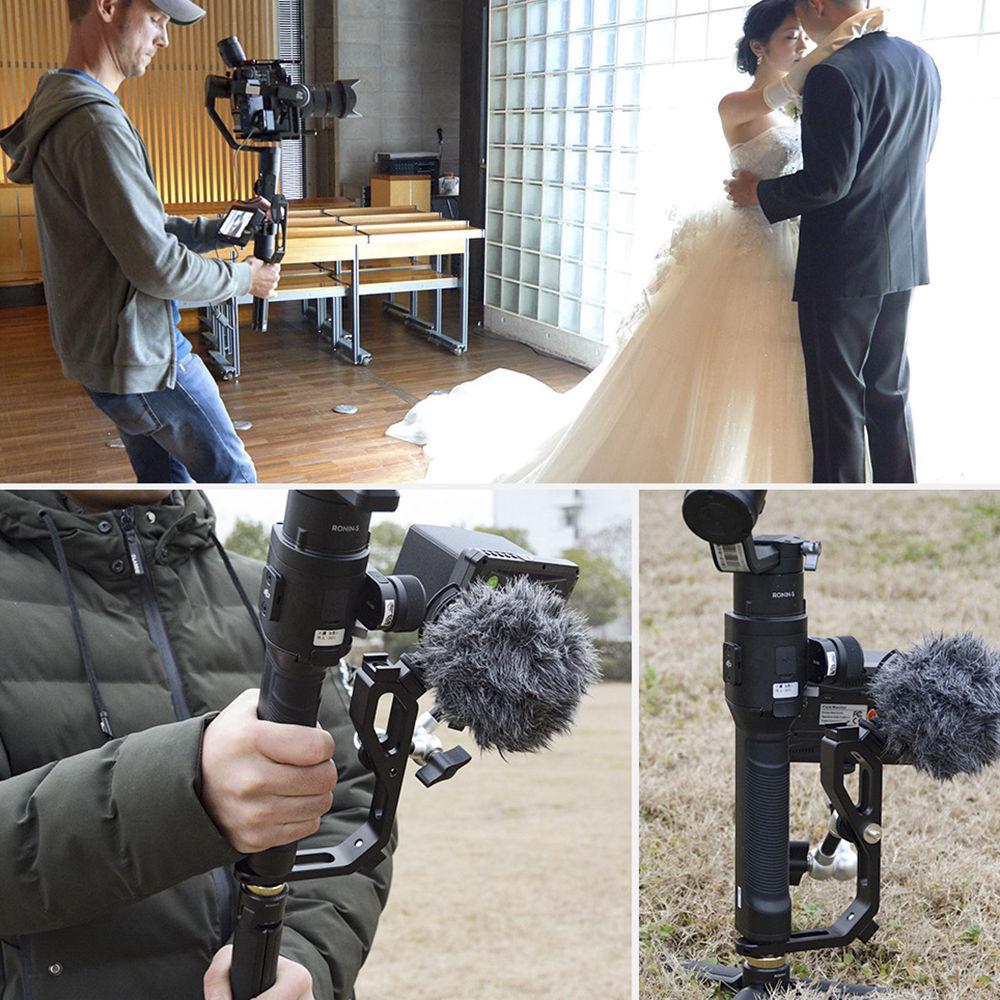 DigitalFoto Solution Limited Universal L Bracket Handheld Gimbal Adapter With Mini Magic Arm For DJI Ronin-S Crane 2 Feiyu AK2000,4000 MOZA Air 2