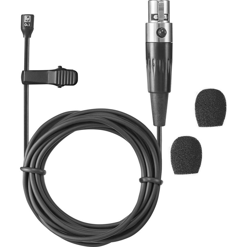 Electro-Voice RE3-ACC-OL3 Omnidirectional Lavalier Mic with TA4F Connector