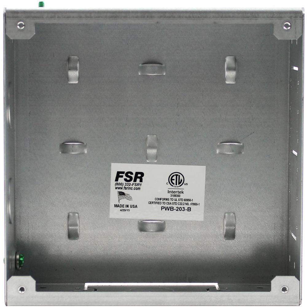 FSR PWB 203 Wall Box with 6 IPS and 2 AC Gang, Thin Wall