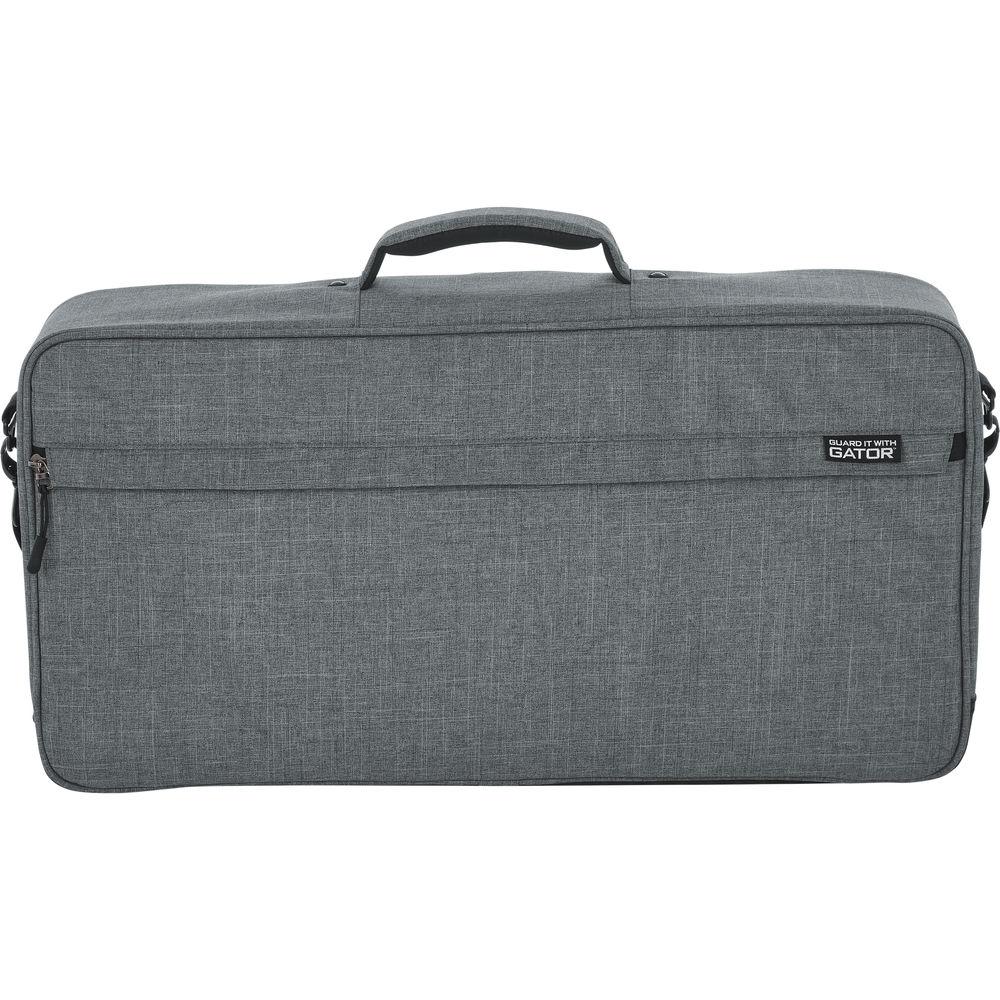 Gator Cases Bag Hold Carries Mini Keyboards, Mixers, Drum Machines,24"X12" Internal Dims