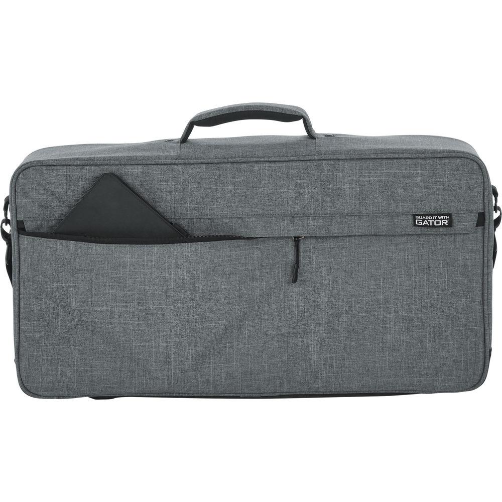 Gator Cases Bag Hold Carries Mini Keyboards, Mixers, Drum Machines,24"X12" Internal Dims