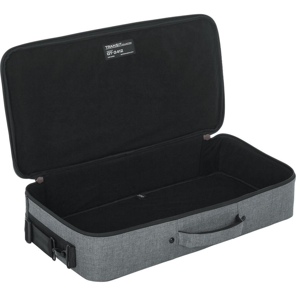 Gator Cases Bag Hold Carries Mini Keyboards, Mixers, Drum Machines,24"X12" Internal Dims