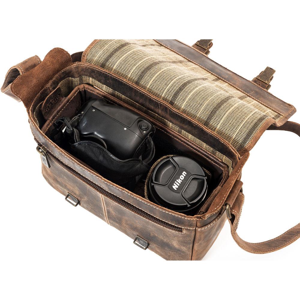 GILLIS LONDON Trafalgar Leather Handy Shoulder Camera Bag