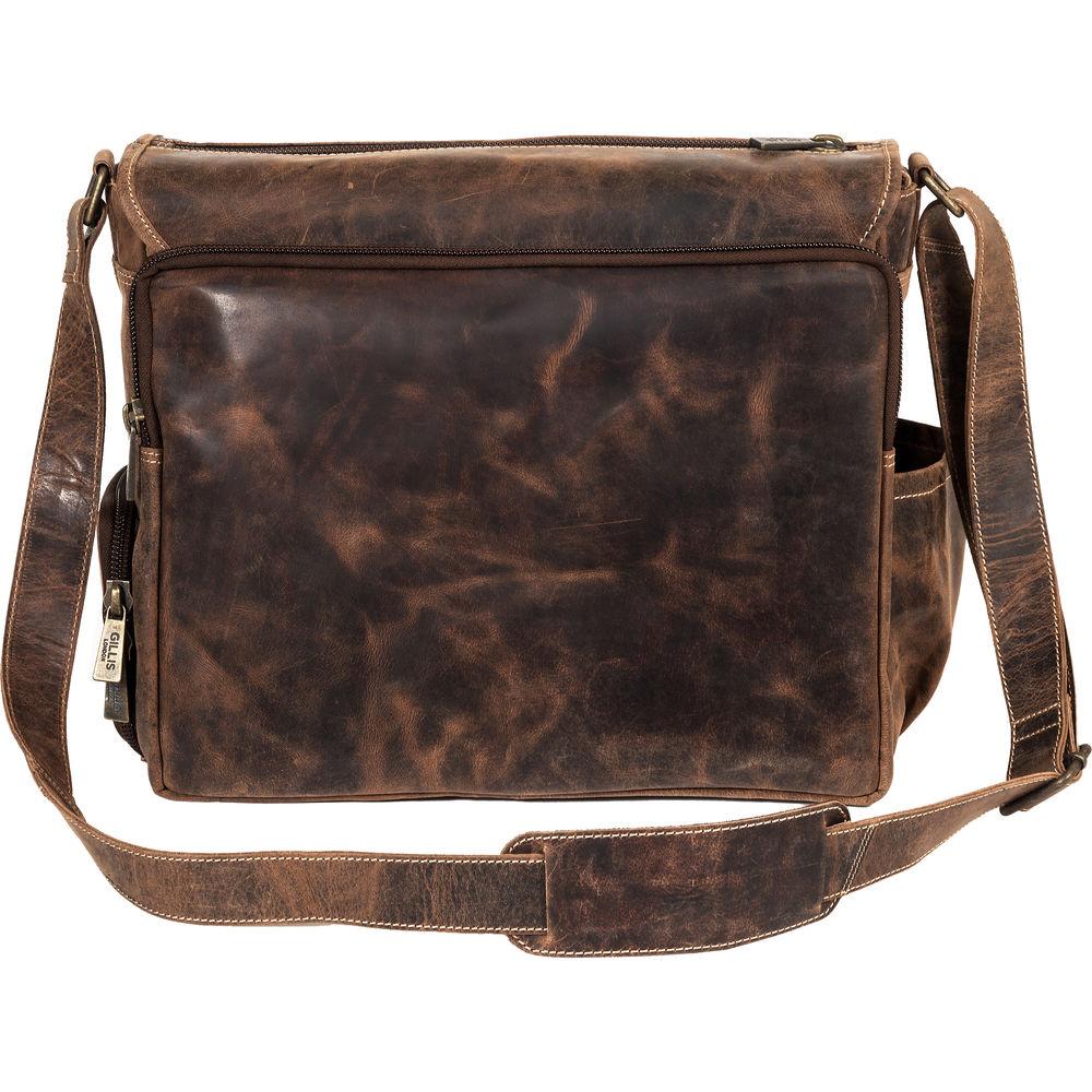 GILLIS LONDON Trafalgar Leather Messenger Bag
