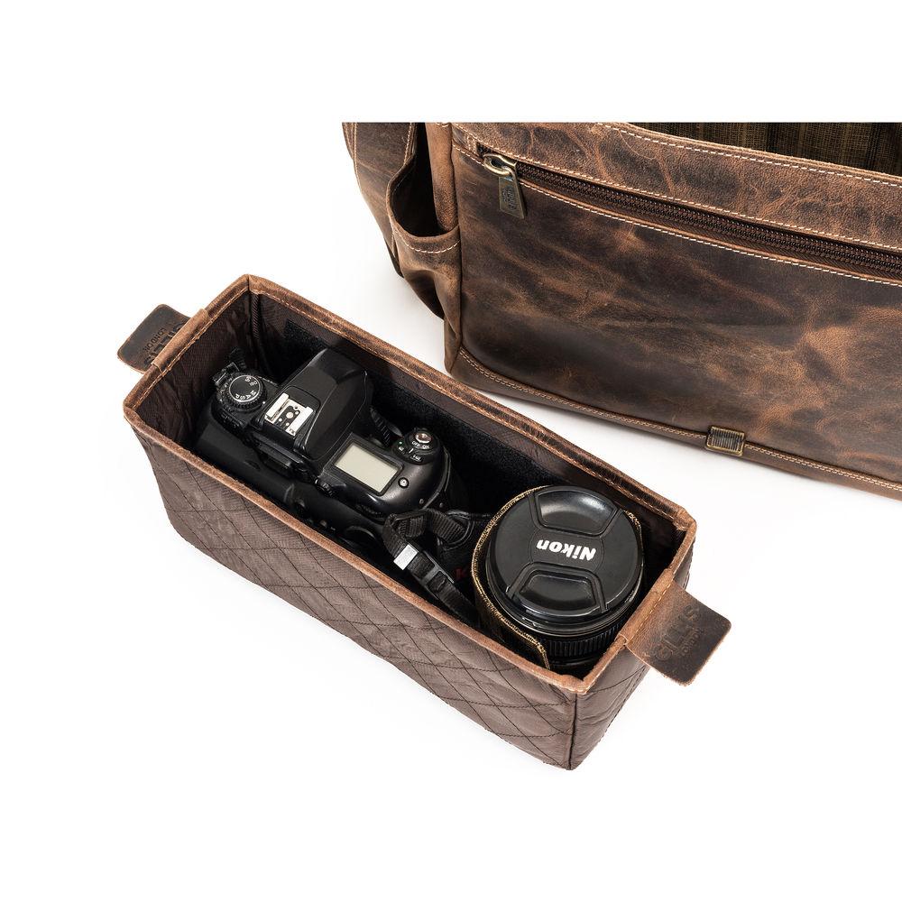 GILLIS LONDON Trafalgar Leather Messenger Bag