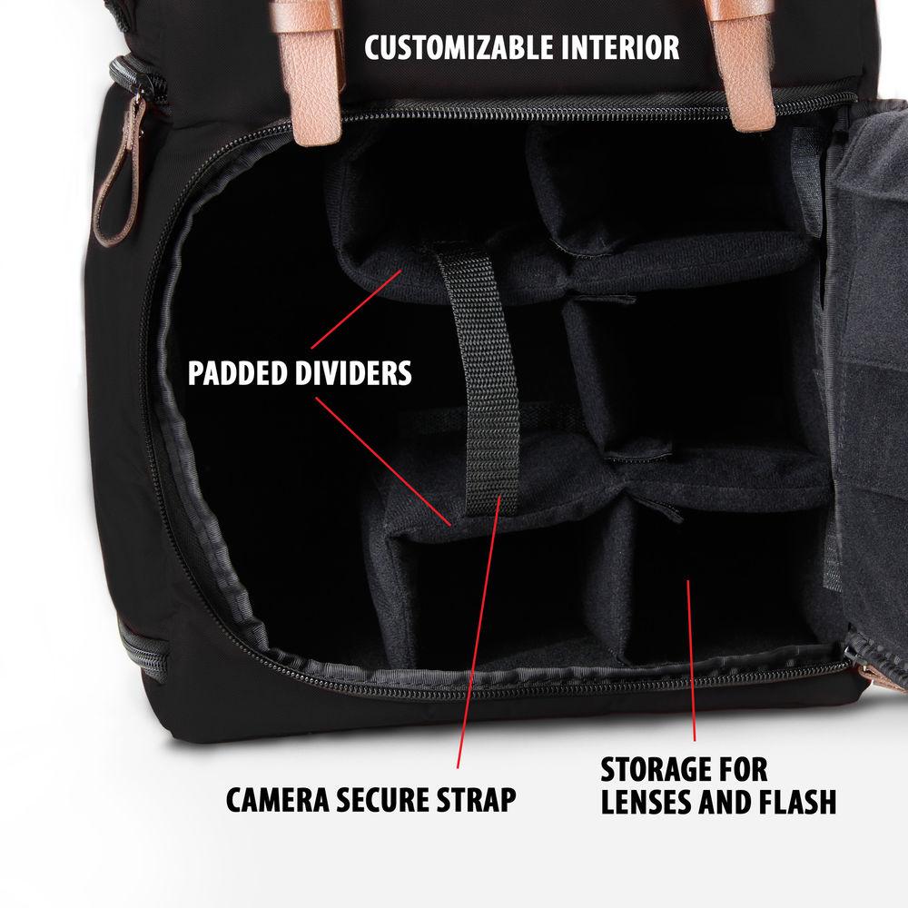 GOgroove DSLR Camera Backpack