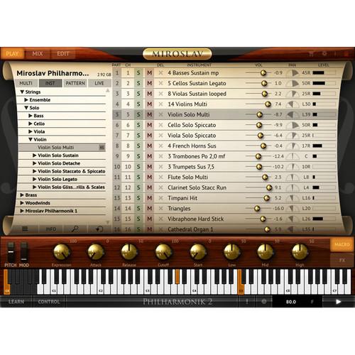 IK Multimedia Miroslav Philharmonik 2 - Virtual Instrument Collection