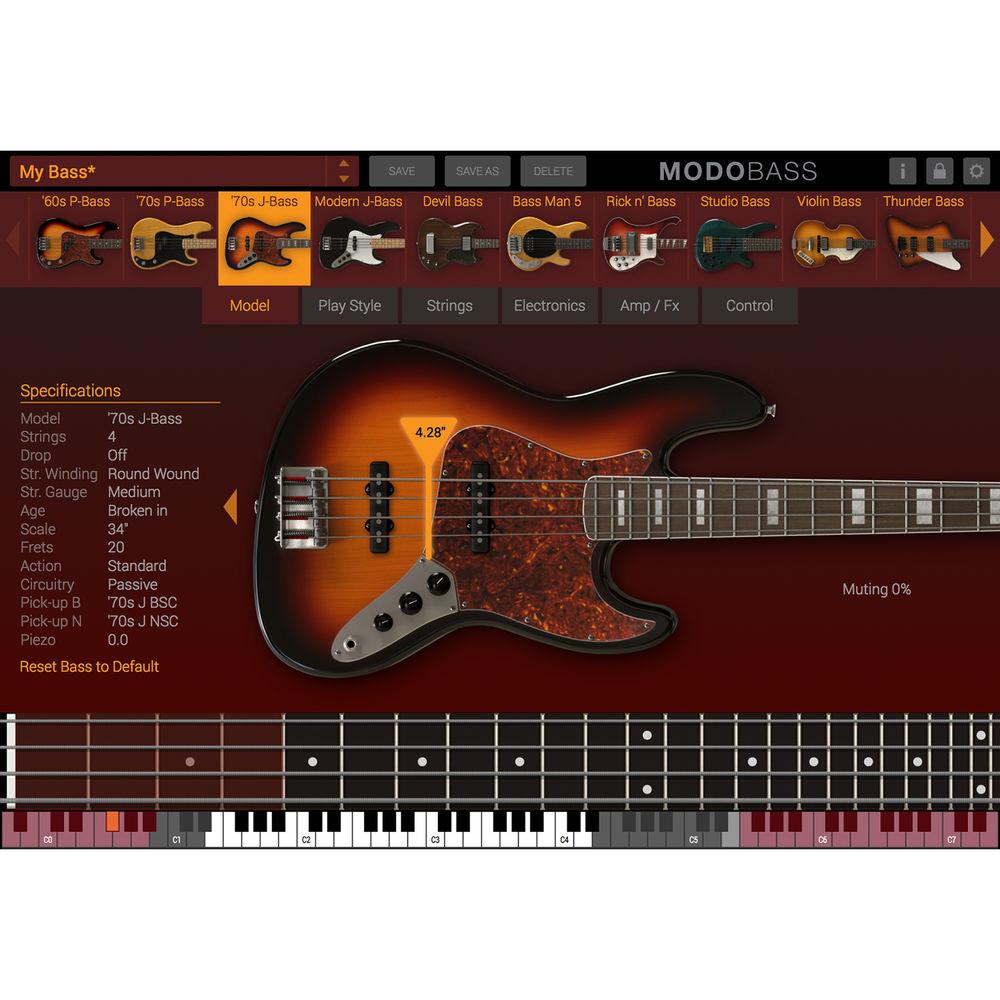IK Multimedia MODO BASS - Electric Bass Virtual Instrument