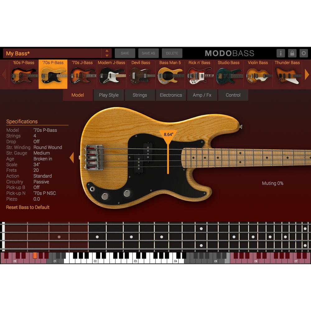 IK Multimedia MODO BASS - Electric Bass Virtual Instrument