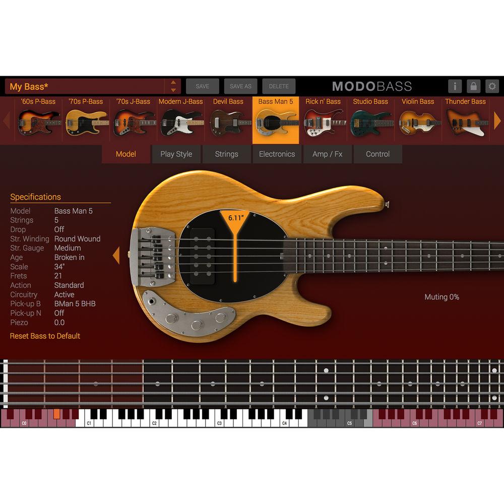 IK Multimedia MODO BASS - Electric Bass Virtual Instrument