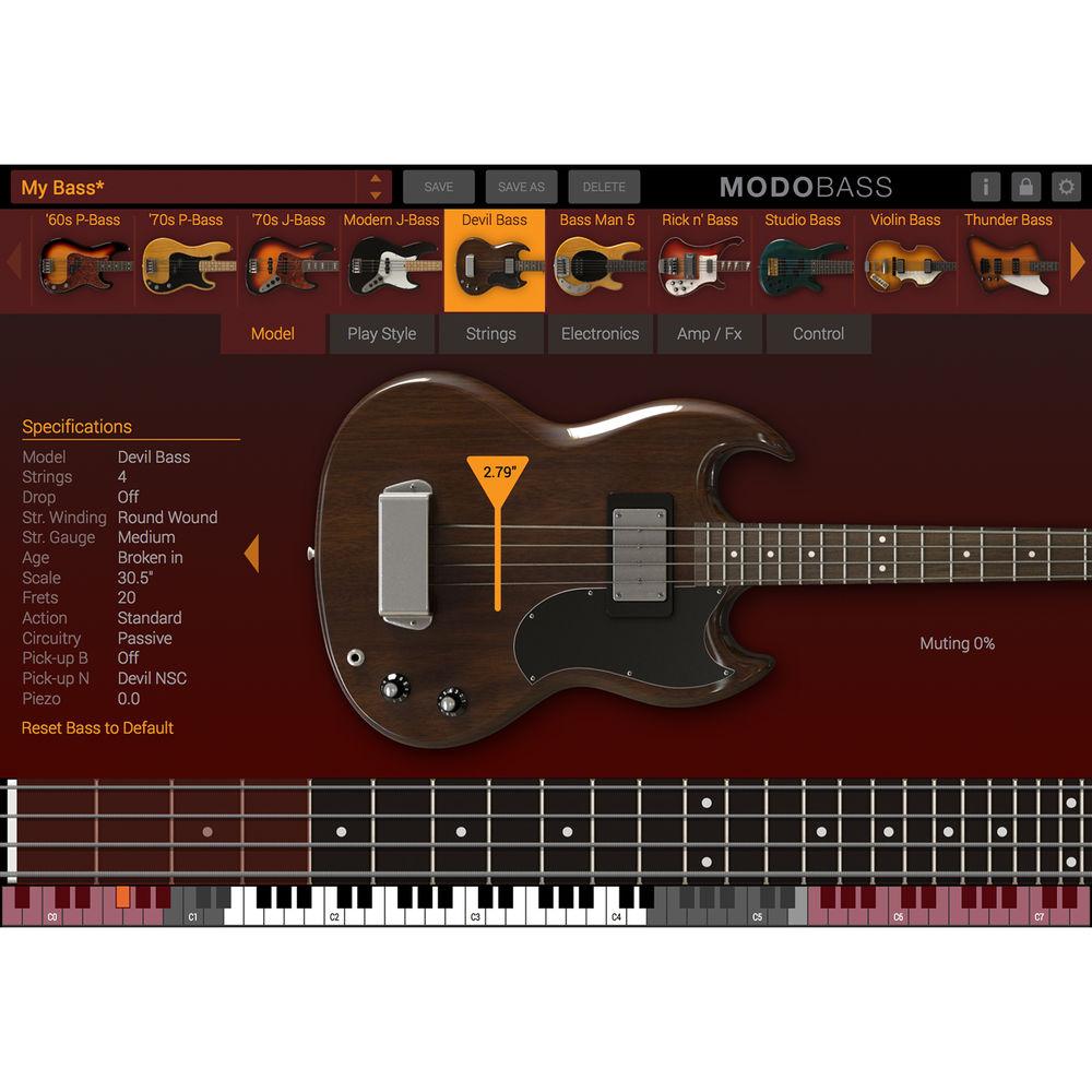 IK Multimedia MODO BASS - Electric Bass Virtual Instrument