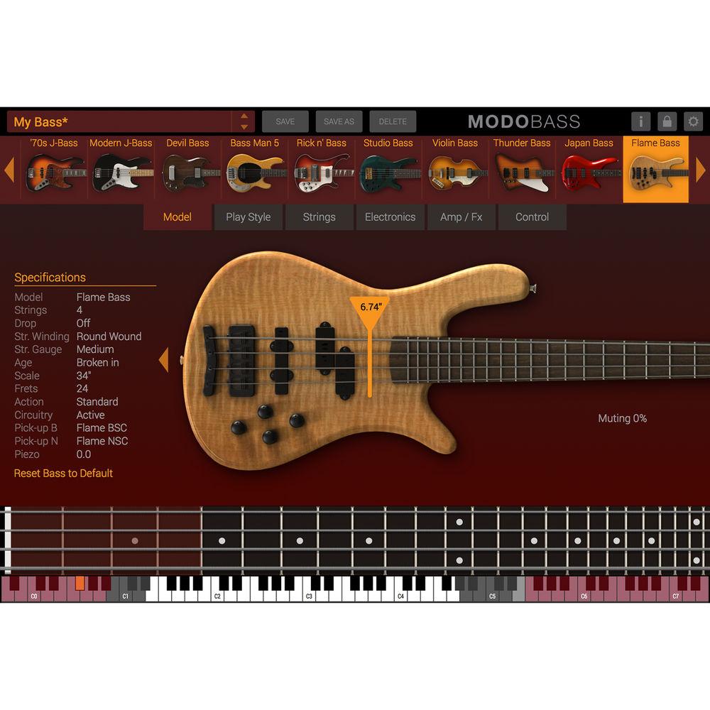 IK Multimedia MODO BASS - Electric Bass Virtual Instrument, IK, Multimedia, MODO, BASS, Electric, Bass, Virtual, Instrument