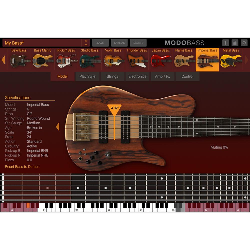 IK Multimedia MODO BASS - Electric Bass Virtual Instrument