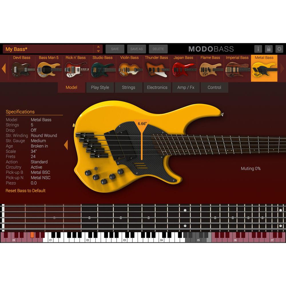 IK Multimedia MODO BASS - Electric Bass Virtual Instrument