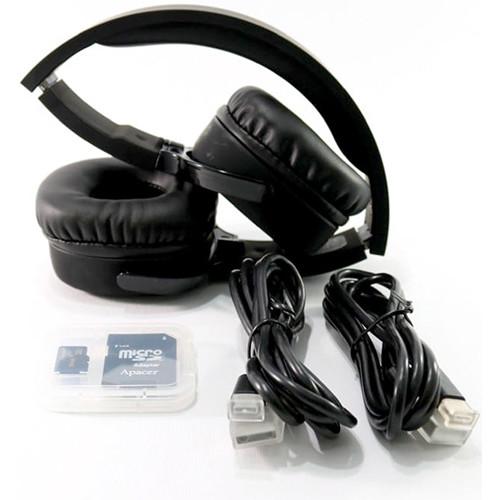 LawMate Headphones with 1080p Covert Wi-Fi Camera