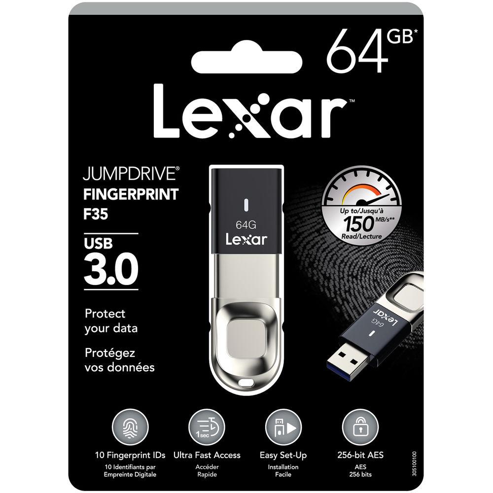 Lexar Jumpdrive Fingerprint F35 USB 3.0
