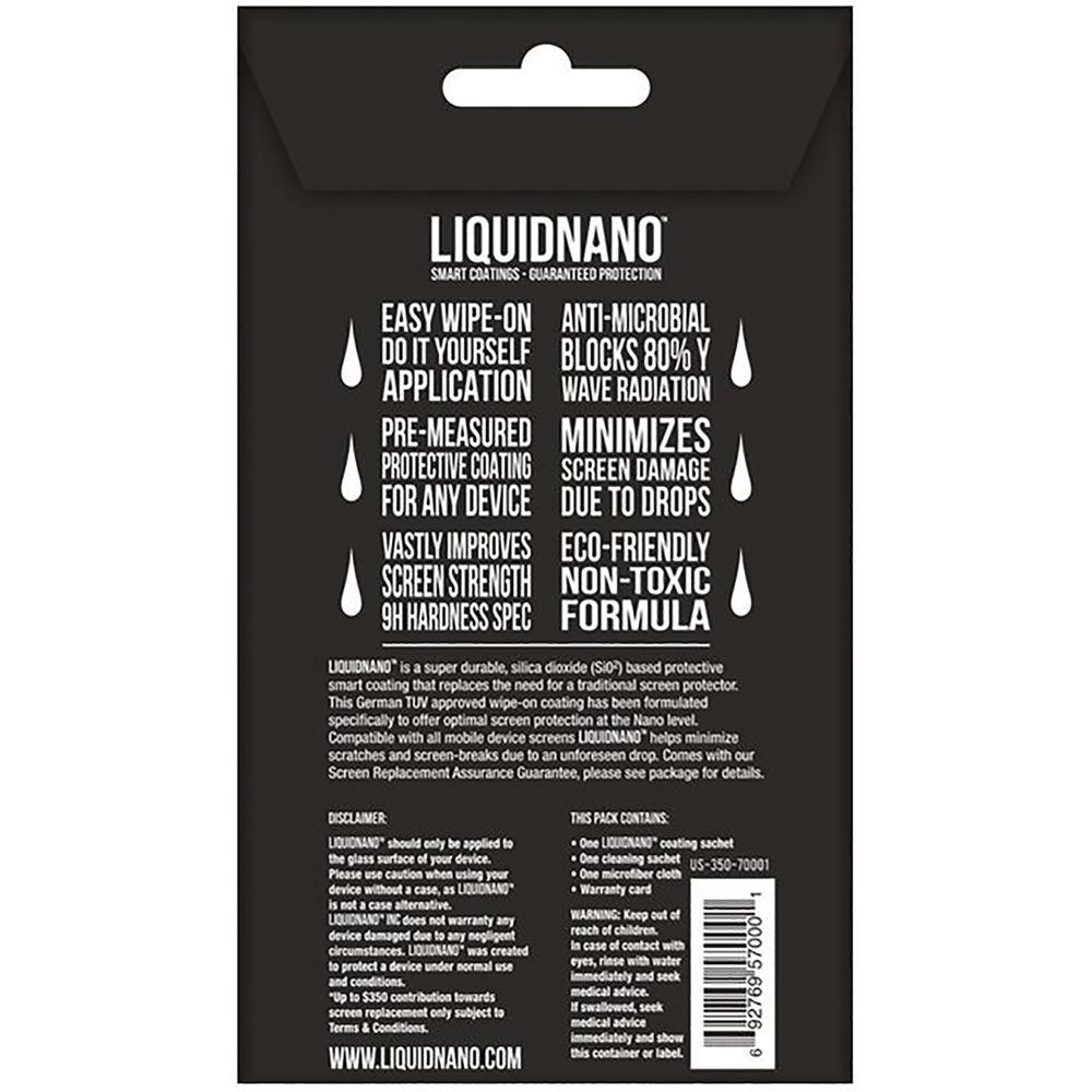 LIQUIDNANO Ultimate Screen Protector for Smartphones with $350 Assurance