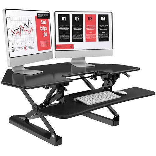Loctek LXR 41" SIT-STAND RISER - BLACK