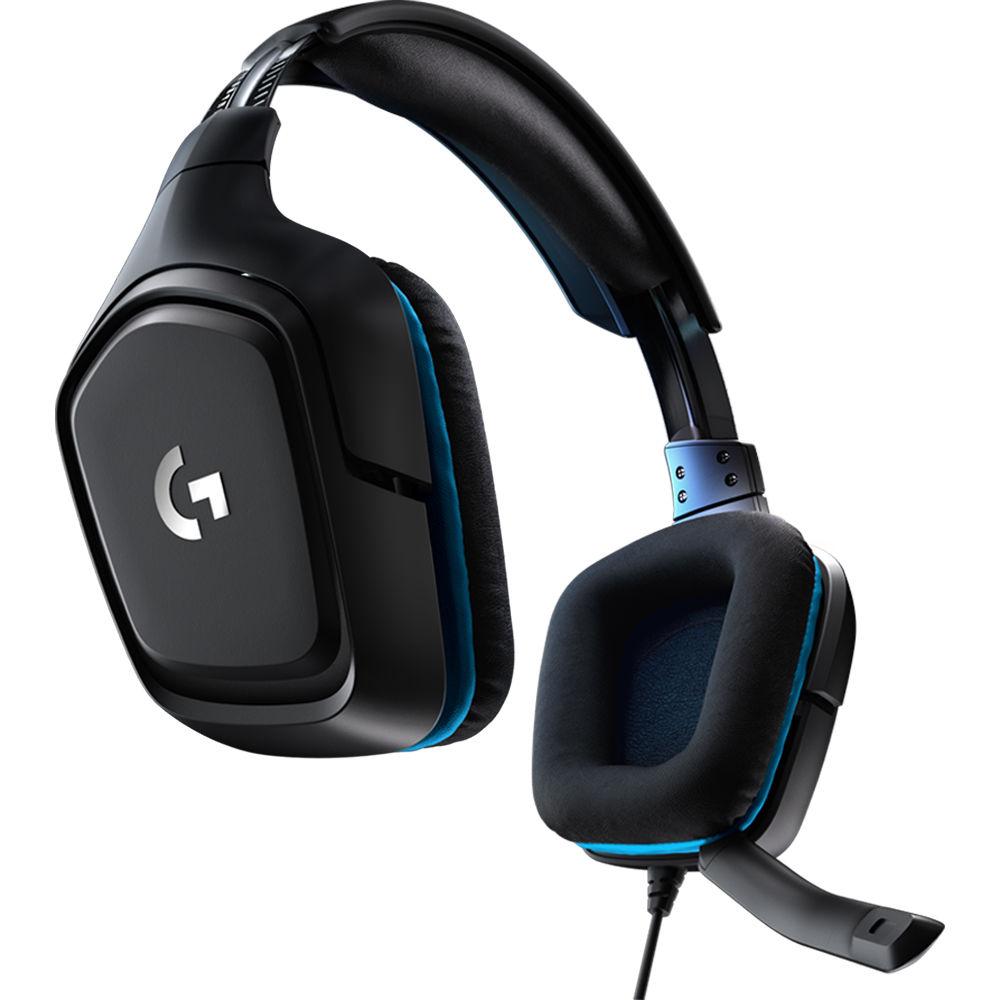 Logitech G432 7.1 Surround Sound Wired Gaming Headset, Logitech, G432, 7.1, Surround, Sound, Wired, Gaming, Headset
