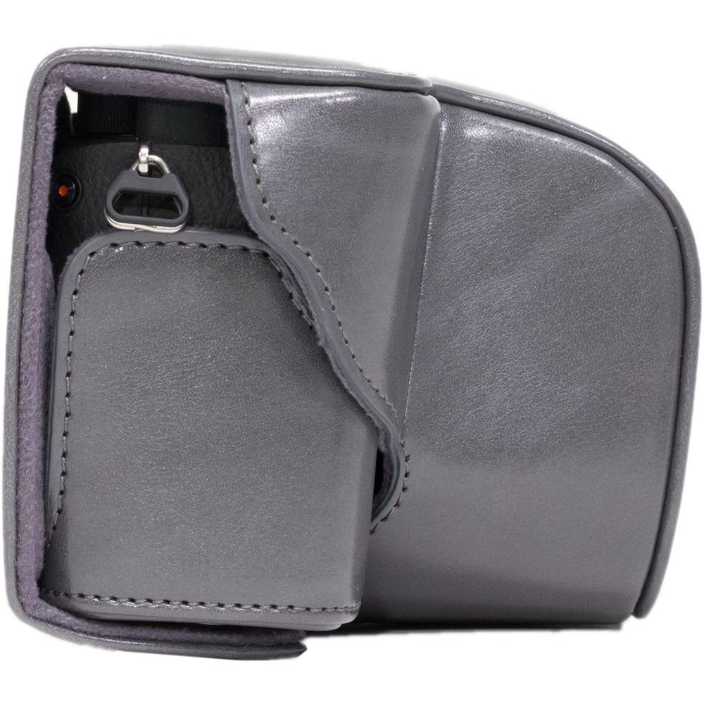 MegaGear Ever Ready PU Leather Case and Strap for Sony a6000 a6300 with 16-50mm