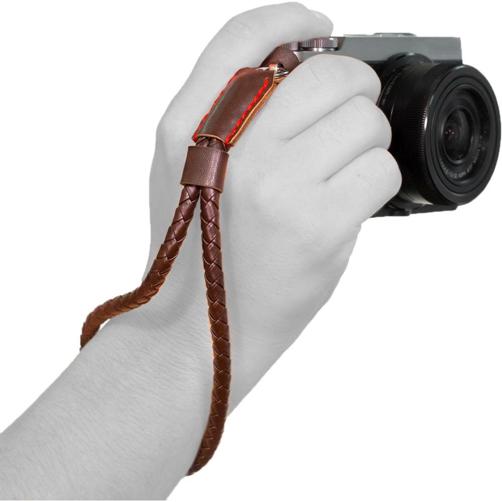 MegaGear Leather Woven DSLR Wrist Strap