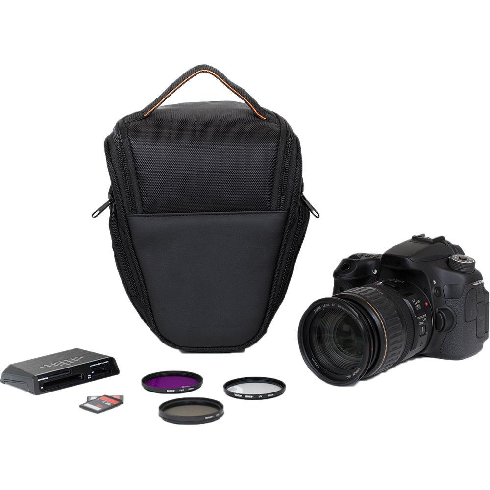 MegaGear Ultra-Light Camera Bag with Strap for Select Canon EOS Rebel Series Cameras