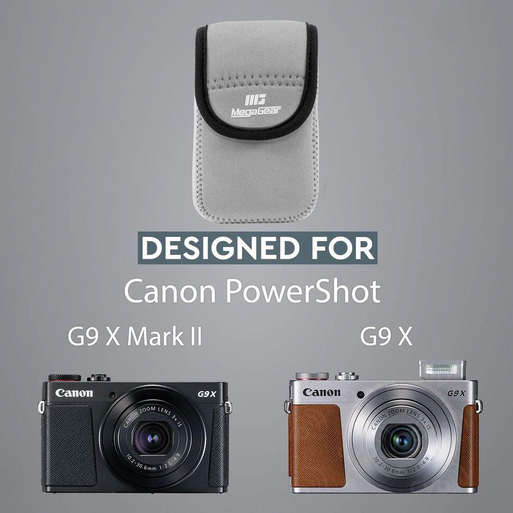 MegaGear Ultra-Light Neoprene Camera Case for Canon PowerShot G9X Mark II or G9X