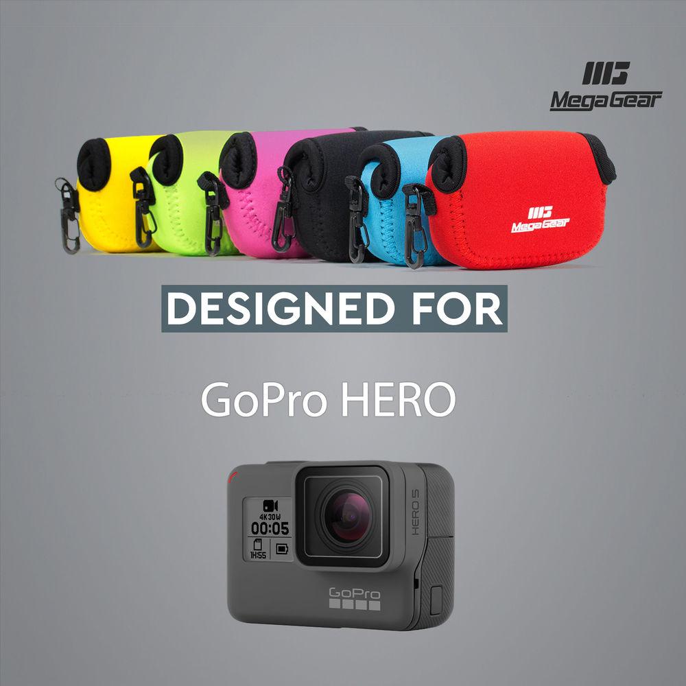 MegaGear Ultra-Light Neoprene Case for GroPro, HD, Hero 3 , Hero 4, Hero 5, and SJCAM SJ4000, SJ5000
