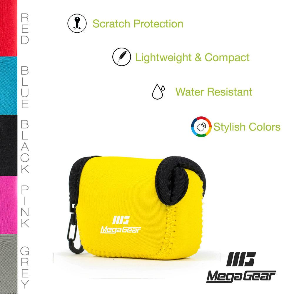 MegaGear Ultra-Light Neoprene Case for GroPro, HD, Hero 3 , Hero 4, Hero 5, and SJCAM SJ4000, SJ5000