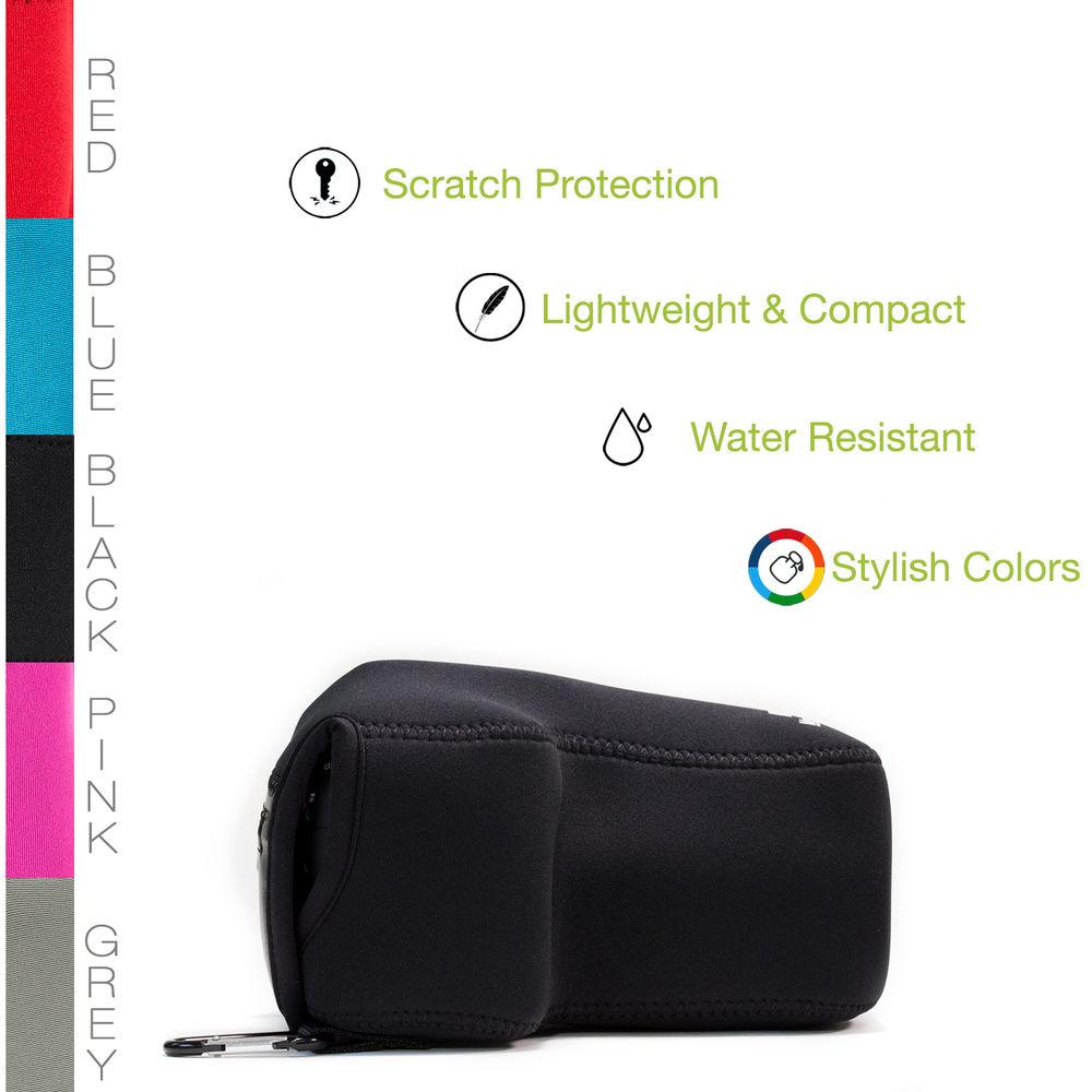 MegaGear Ultra-Light Neoprene Case for Panasonic Lumix DC-GX950, or DC-GF10 with 18-135mm Lens