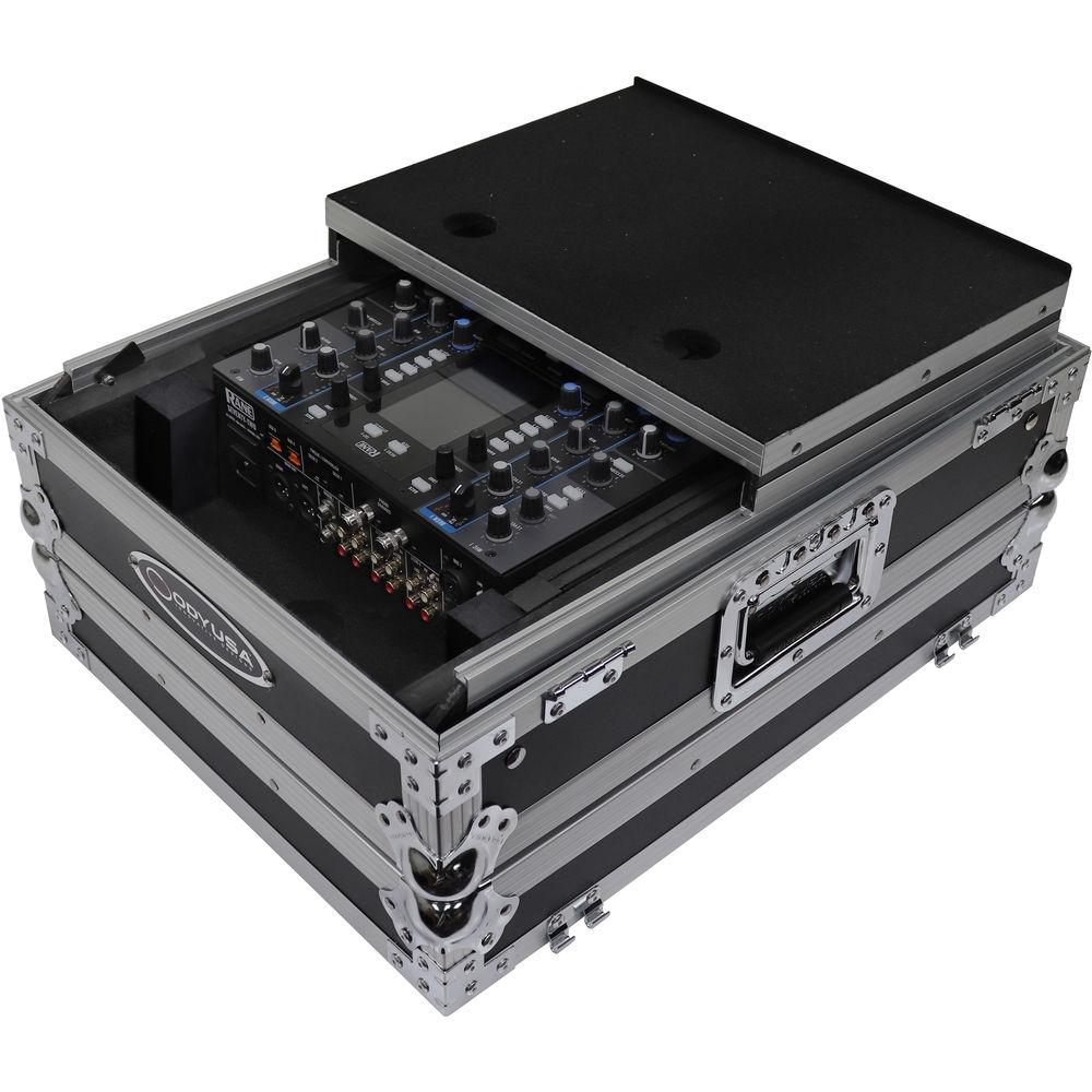 Odyssey Innovative Designs Universal 12" Format DJ Mixer Case with Extra Deep Rear Cable Space