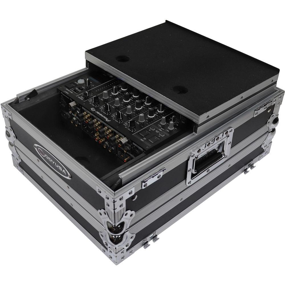 Odyssey Innovative Designs Universal 12" Format DJ Mixer Case with Extra Deep Rear Cable Space