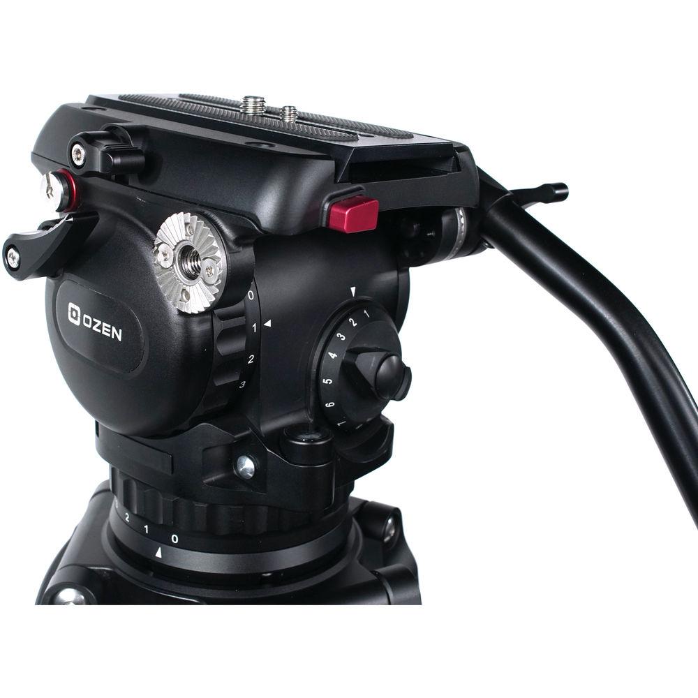 OZEN 100CF2 100mm Carbon Fiber Tripod & Agile 10 Fluid Head System
