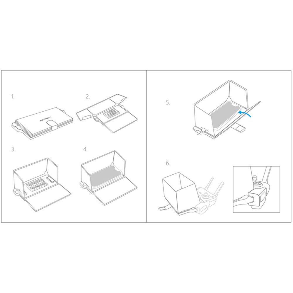 PGYTECH L128 Monitor Hood For Phone