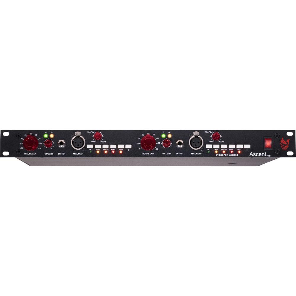 Phoenix Audio Ascent Two Class-A Dual-Mono Microphone Preamplifier DI