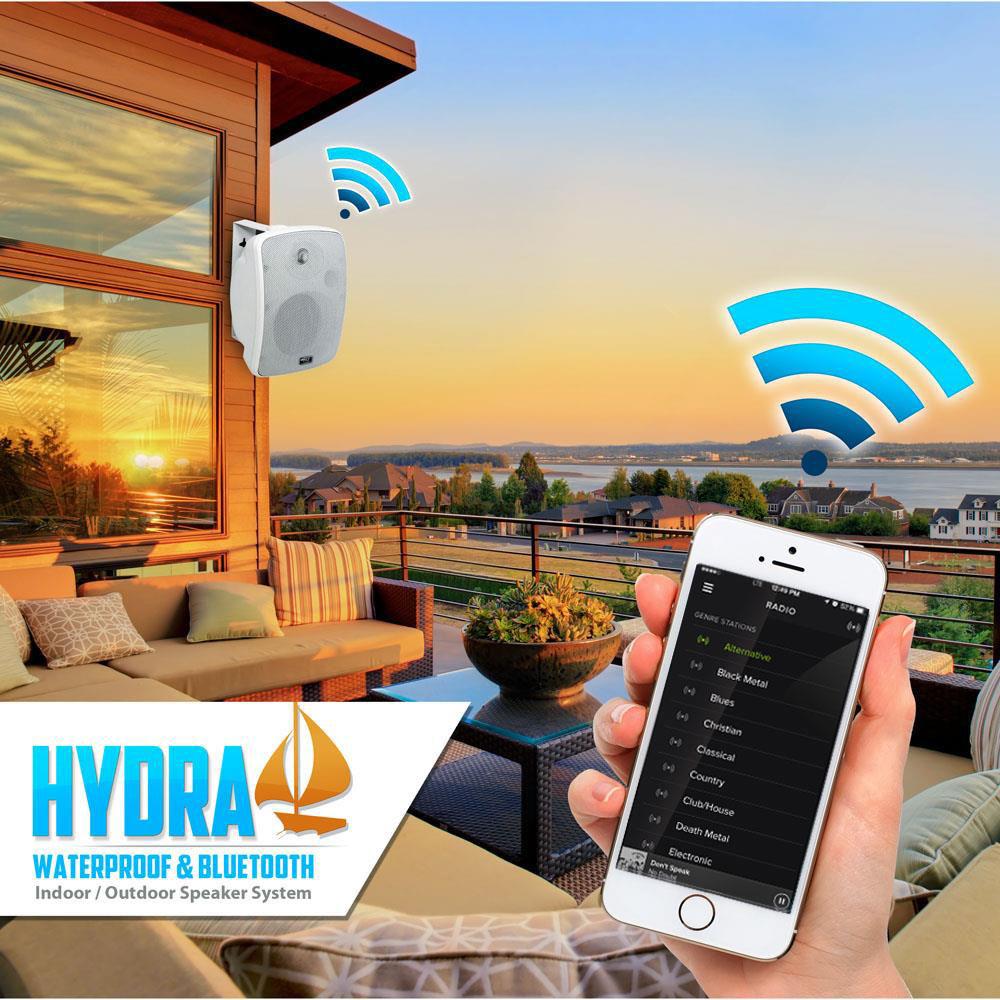 Pyle Pro 5.25" Indoor Outdoor Waterproof & Bluetooth Speaker System