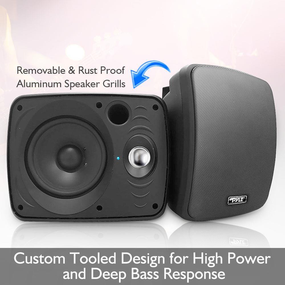Pyle Pro 6.5" 800W Indoor Outdoor Bluetooth Speakers