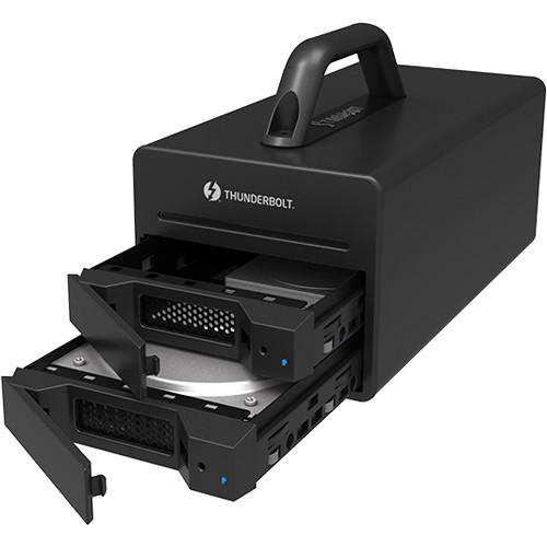 STARDOM 2-Bay Dr2-Tb3 Thunderbolt 3 Enclosure- Black