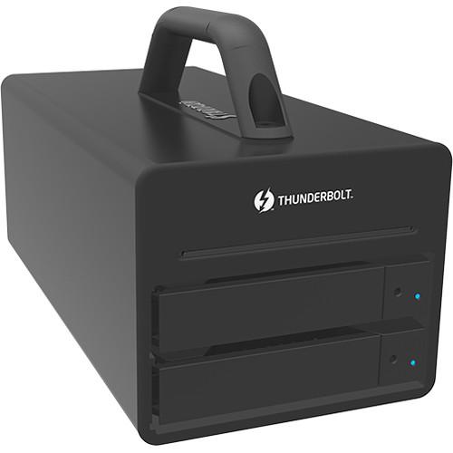 STARDOM 2-Bay Dr2-Tb3 Thunderbolt 3 Enclosure- Black