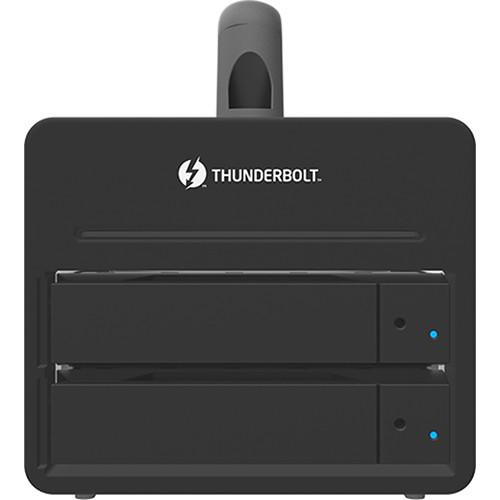 STARDOM 2-Bay Dr2-Tb3 Thunderbolt 3 Enclosure- Black