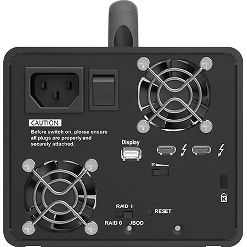 STARDOM 2-Bay Dr2-Tb3 Thunderbolt 3 Enclosure- Black