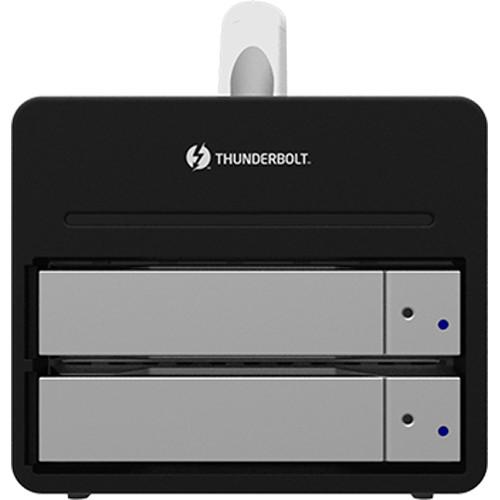 STARDOM 2-Bay Dr2-Tb3 Thunderbolt 3 Enclosure -Silver