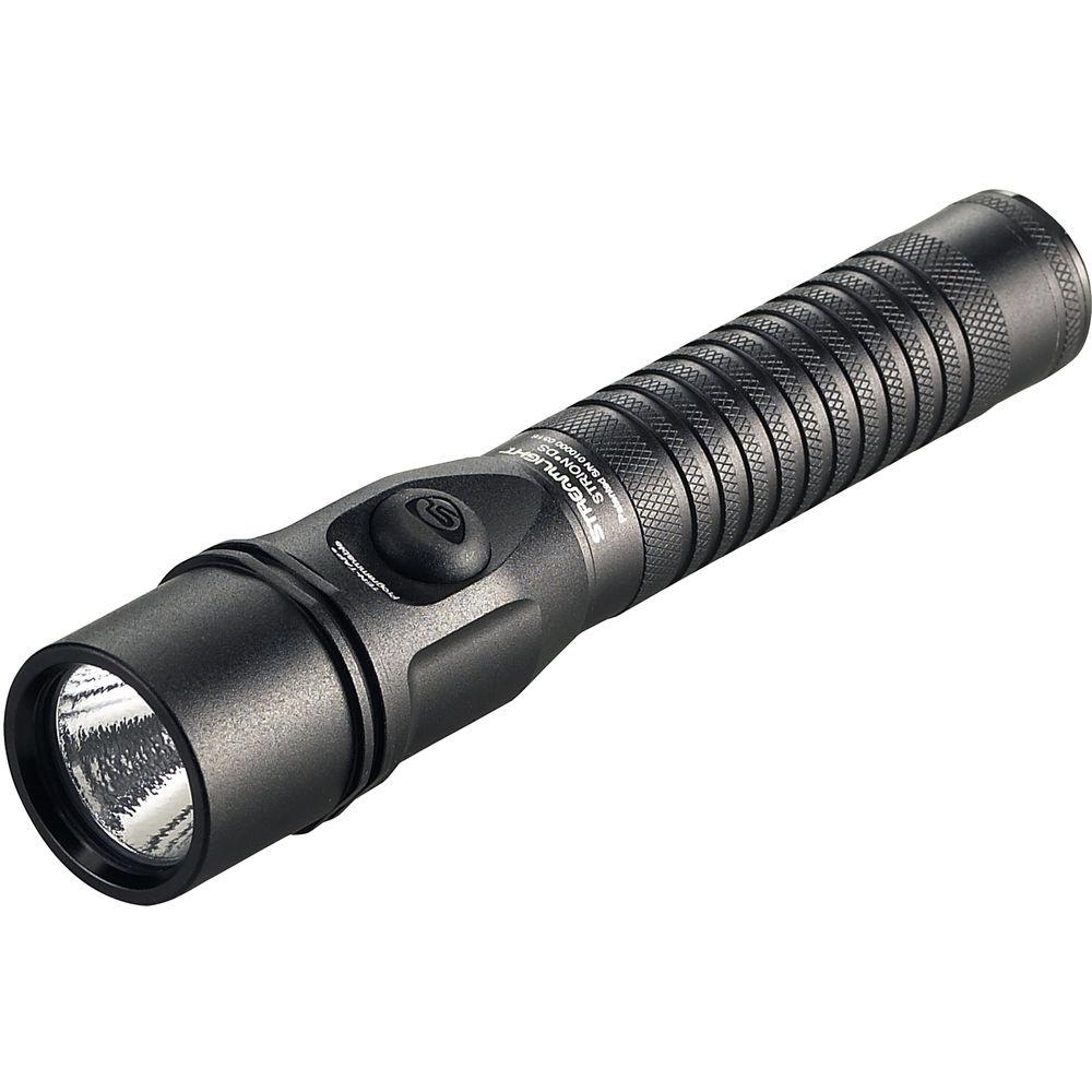 Streamlight Strion DS Rechargeable LED Flashlight with Two 120 100 VAC 12 VDC Charger Brackets