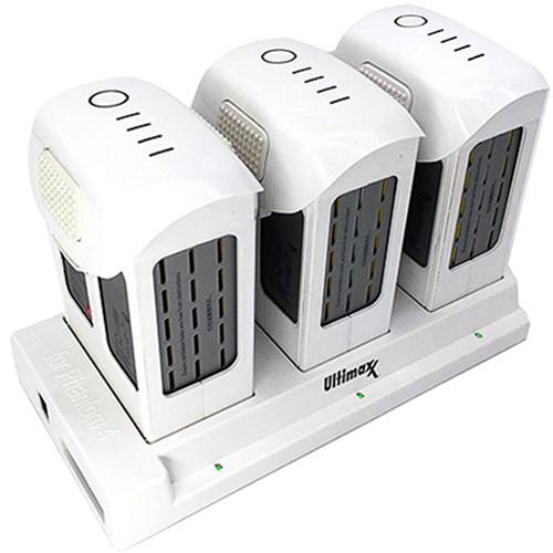 Ultimaxx 3-Port Charging Hub for DJI Phantom 4 Intelligent Flight Batteries