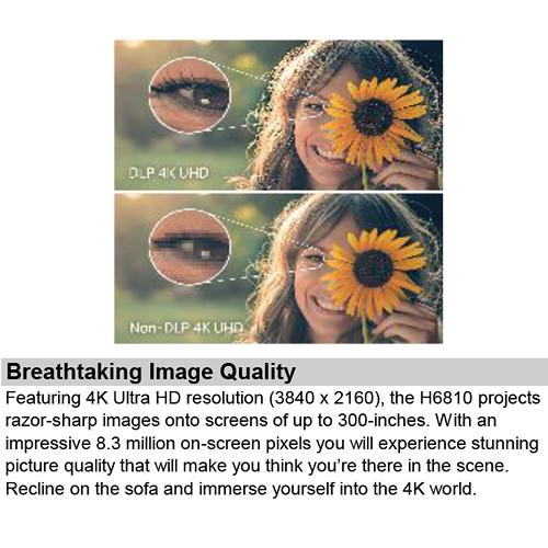 Acer H6810 HDR XPR UHD DLP Home Theater Projector