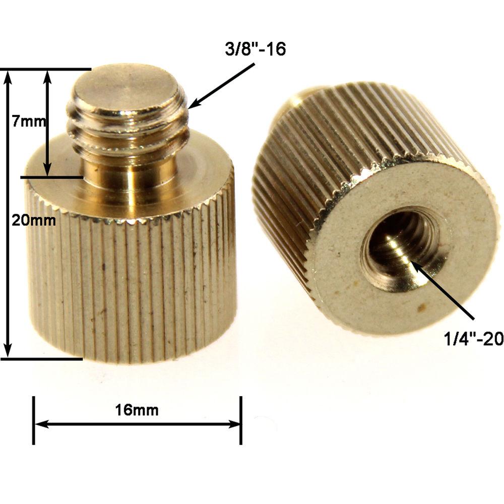 CAMVATE 1 4"-20 Female To 3 8"-16 Male Screw Adapter