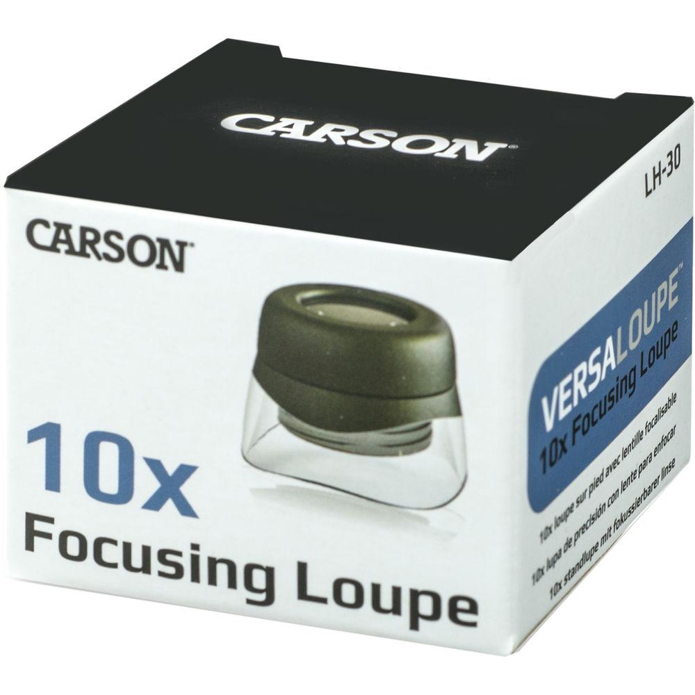 Carson LH-30 VersaLoupe 10x Magnifier, Carson, LH-30, VersaLoupe, 10x, Magnifier