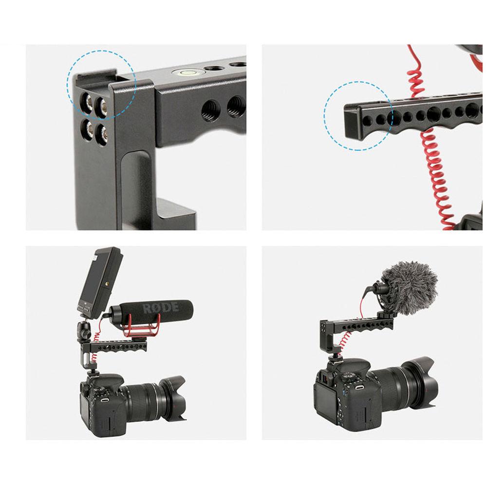 DigitalFoto Solution Limited 2 Cold Shoe Mount Upper Handle for Lightweight Camera,GH Series,Sony A Series Camera